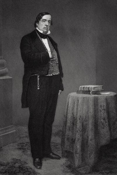 Portrait of Lewis Cass (1782-1866) by Alonzo Chappel